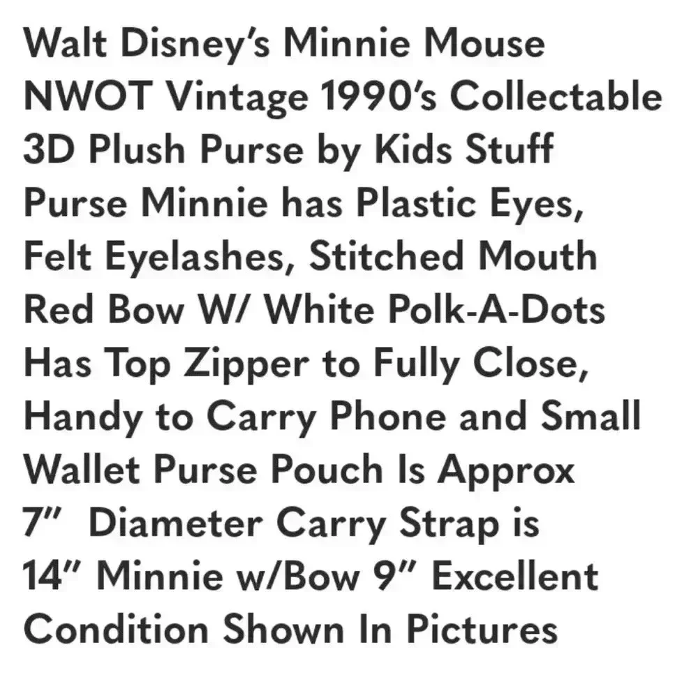 Vintage Disney bag